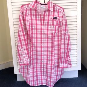 Fishing shirt dress
